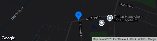 Map showing Sportanlage am Hagen