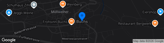 Map showing Sportplatz Buchs
