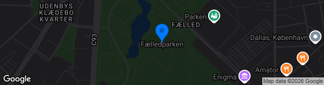 Map showing Fælledparken