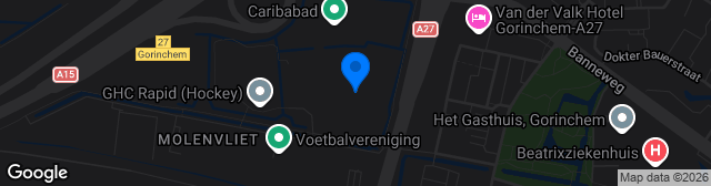 Map showing Sportpark Molenvliet (GVV Unitas)