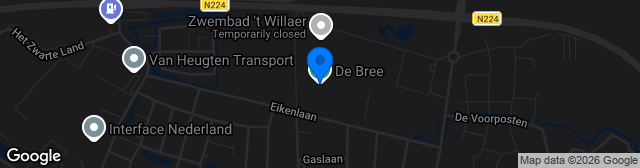 Map showing Sportpark De Bree-O
