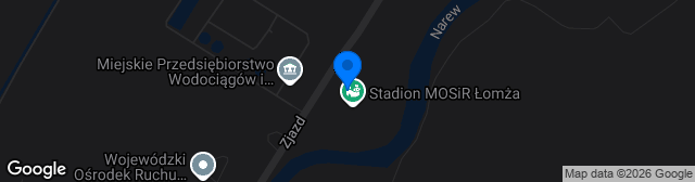 Map showing Stadion Miejski