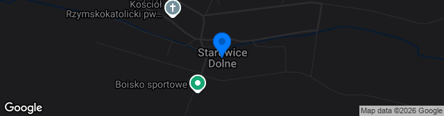 Map showing Stadion Starowice Dolne