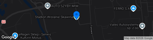 Map showing Stadion Milenium