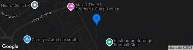 Map showing Priory Lane