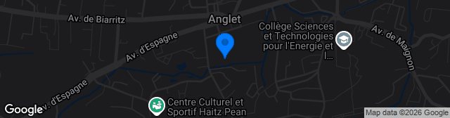 Map showing Stade Saint-Jean