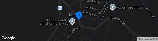 Map showing Sportplatz Marz