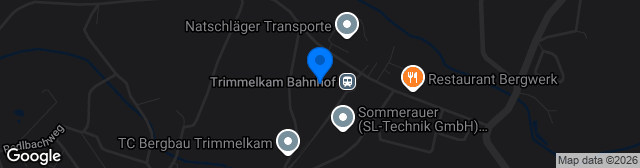 Map showing Stampfl-Bau Arena Ostermiething