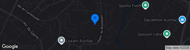 Map showing Stade de Baradel