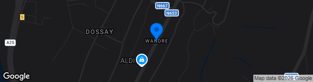 Map showing Terrain de Wandre