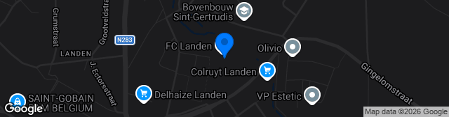 Map showing Sportstadion FC Landen