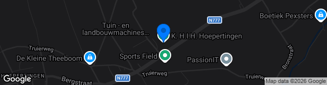 Map showing HIH Hoepertingen - Terrain 1
