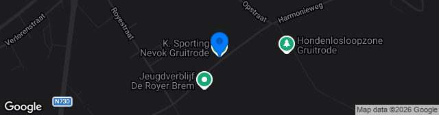 Map showing Complex Nevok-Gruitrode