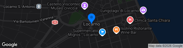 Map showing Stadio del Lido