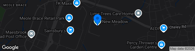 Map showing The Croud Meadow