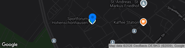 Map showing Sportforum Hohenschönhausen
