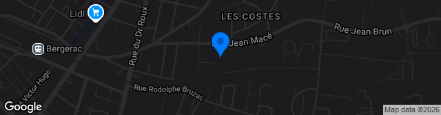 Map showing Stade de Campréal
