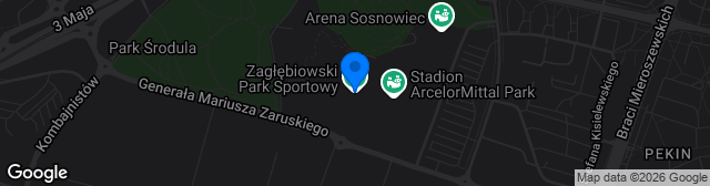 Map showing ArcelorMittal Park