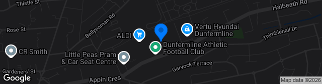 Map showing KDM Group East End Park