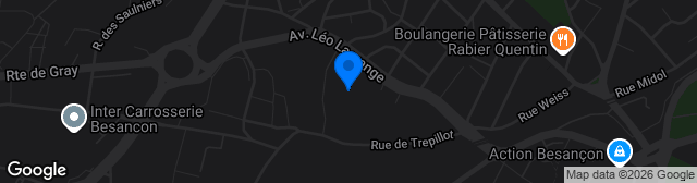Map showing Stade Léo Lagrange