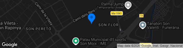 Map showing Estadi Mallorca Son Moix