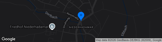 Map showing Kunstrasenplatz Hadamar-Niederhadamar
