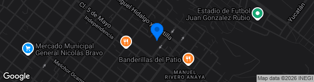 Map showing Estadio Guaycura