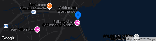 Map showing Sportplatz Velden