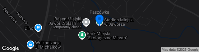Map showing Stadion Miejski w Jaworze