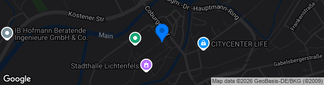 Map showing Karl-Fleschutz-Stadion