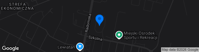Map showing Stadion Miejski