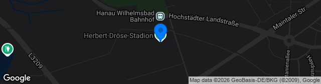 Map showing Herbert-Dröse-Stadion
