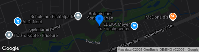 Map showing Sportpark Hinschenfelde