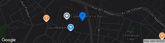 Map showing Stade Maurice Postaire