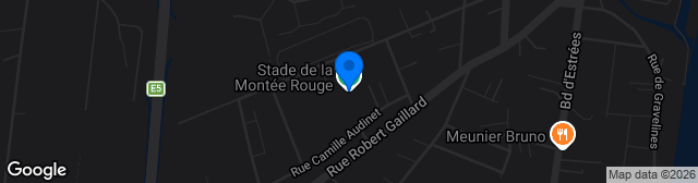 Map showing Stade De La Montée Rouge