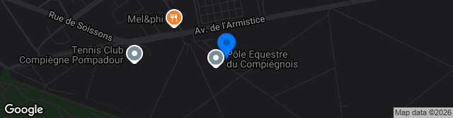 Map showing Stade Paul Cosnys