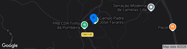 Map showing Campo Padre José Tavares