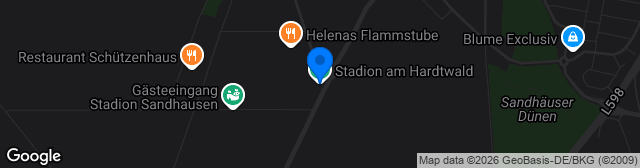 Map showing GP Stadion am Hardtwald