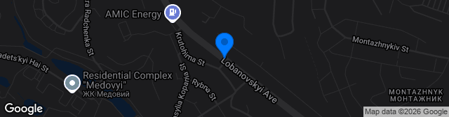 Map showing Stadion Dynamo im. Valeriy Lobanovskyi