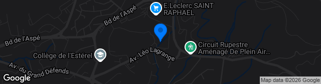 Map showing Stade Louis Hon