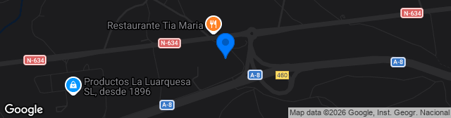 Map showing Campo de fútbol San Sebastián