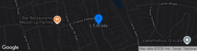 Map showing Estadi Municipal