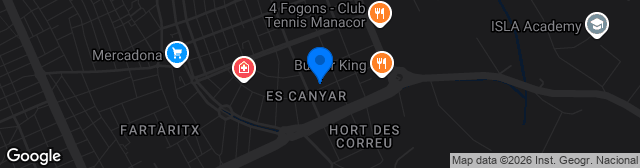Map showing Poliesportiu Municipal Na Capellera