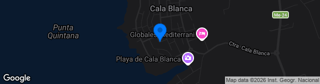 Map showing Estadio Los Pinos