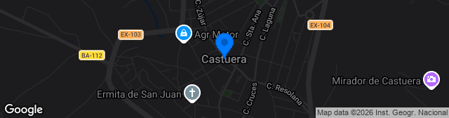 Map showing Estadio Manuel Ruiz