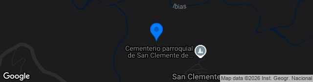 Map showing Estadio Municipal San Clemente