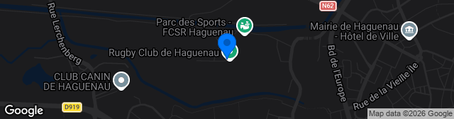 Map showing Parc des Sports