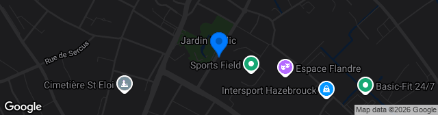Map showing Stade Auguste Damette