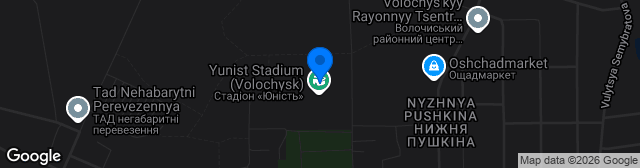 Map showing Stadion Yunist