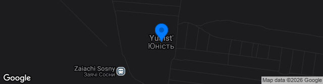 Map showing Stadion Yunist